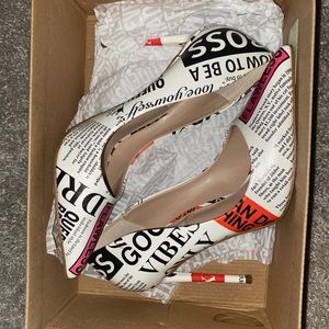 Steve Madden Vala white/multi heels